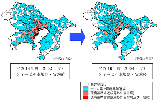 NO2環境基準達成状況